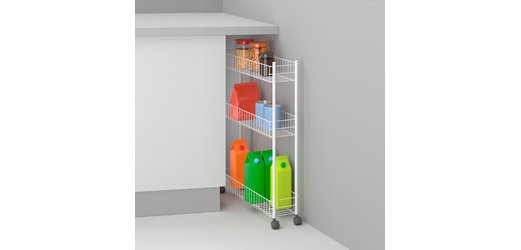 Multi-Purpose Trolley Fino, 3 Levels, White