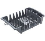 Égouttoir Smartex, transparent, en PP, gris