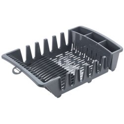 Égouttoir Smartex, transparent, en PP, gris