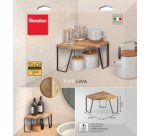 Étagère d'angle York LAVA, 1 niveau