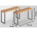 Étagère à épices York LAVA, 1 niveau, set de 2