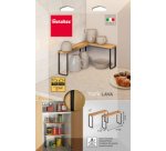 Étagère à épices York LAVA, 1 niveau, set de 2