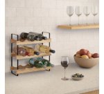 Porte-bouteilles York LAVA, 3 niveaux