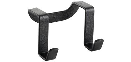 Crochet double Galileo LAVA, noir mat