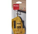 Crochet double Galileo LAVA, noir mat