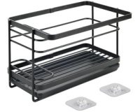 Rangemment pour évier U-Fix Tokyo LAVA, noir mat