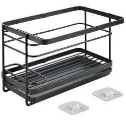 Rangemment pour évier U-Fix Tokyo LAVA, noir mat