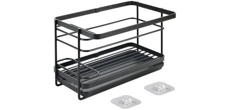 Rangemment pour évier U-Fix Tokyo LAVA, noir mat