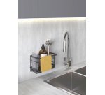 Rangemment pour évier U-Fix Tokyo LAVA, noir mat
