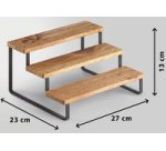 Étagère à épices en escalier York LAVA, 3 niveaux
