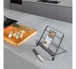 Support pour livre de recettes Tokyo LAVA, noir mat