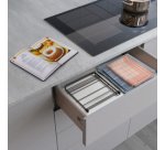 Support pour livre de recettes Tokyo LAVA, noir mat
