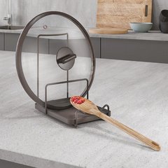 Support pour couvercle et cuillère Tokyo LAVA, noir