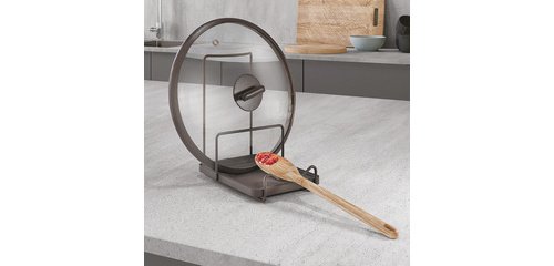 Support pour couvercle et cuillère Tokyo LAVA, noir