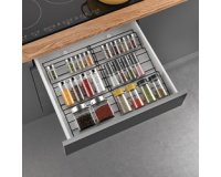 Porte-épices pour tiroir X-Pand, noir mat