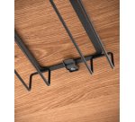 Porte-verres My-Glass LAVA, noir mat