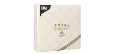 Serviette Bistro 'ROYAL Collection Circle Flowers'