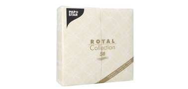 Serviette Bistro 'ROYAL Collection Circle Flowers'