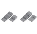 Porte-couteaux Blade-Fit, en PP, gris