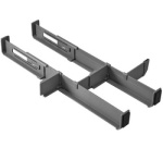 Organiseur de tiroir Multi-Fit, ABS, gris