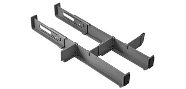 Organiseur de tiroir Multi-Fit, ABS, gris
