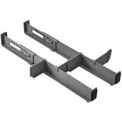 Organiseur de tiroir Multi-Fit, ABS, gris