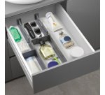 Organiseur de tiroir Multi-Fit, ABS, gris