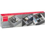 Organiseur de tiroir Multi-Fit, ABS, gris