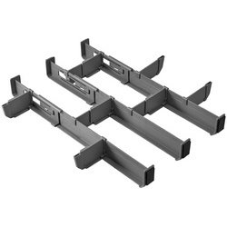 Organiseur de tiroir Multi-Fit Plus, ABS, gris