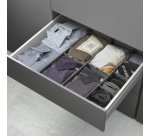 Organiseur de tiroir Multi-Fit Plus, ABS, gris