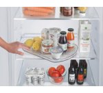 Plateau tournant Loop, plastique, transparent