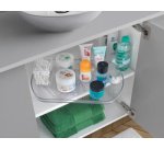 Plateau tournant Loop, plastique, transparent