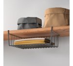 Panier suspendu Kanguro 40 LAVA, noir mat