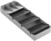 Range-couverts Uni-Fit, plastique, gris