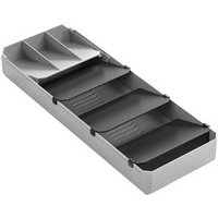 Range-couverts Uni-Fit, plastique, gris