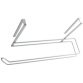 Porte-rouleau de cuisine Easy-Roll, argent