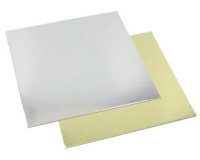 Plat à gâteau rectangulaire, 300 x 400 mm, or/argent