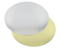 Plat à gâteau rond, diamètre: 280 mm, or/argent