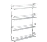 Étagère à épices Pepito 3, 3 niveaux, argent