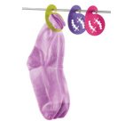 Porte-chaussettes, en caoutchouc, assorti