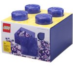 Brique de rangement STORAGE BRICK 4 GLITTER, violet