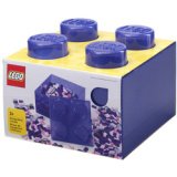 Brique de rangement STORAGE BRICK 4 GLITTER, violet