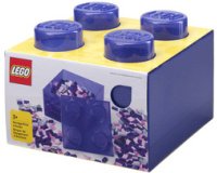 Brique de rangement STORAGE BRICK 4 GLITTER, violet