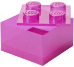 Brique de rangement STORAGE BRICK 4 GLITTER, violet