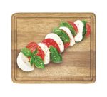 Planche à découper, 240 x 200 mm, bois d'acacia