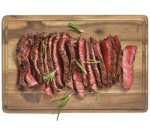 Planche à découper, 240 x 200 mm, bois d'acacia