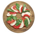 Planche à découper, diamètre: 240 mm, bois d'acacia