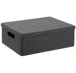 Boîte de rangement VEGA FELT STORAGE, M, gris foncé