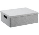 Boîte de rangement VEGA FELT STORAGE, M, gris foncé