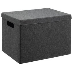 Boîte de rangement VEGA FELT STORAGE, L, gris foncé